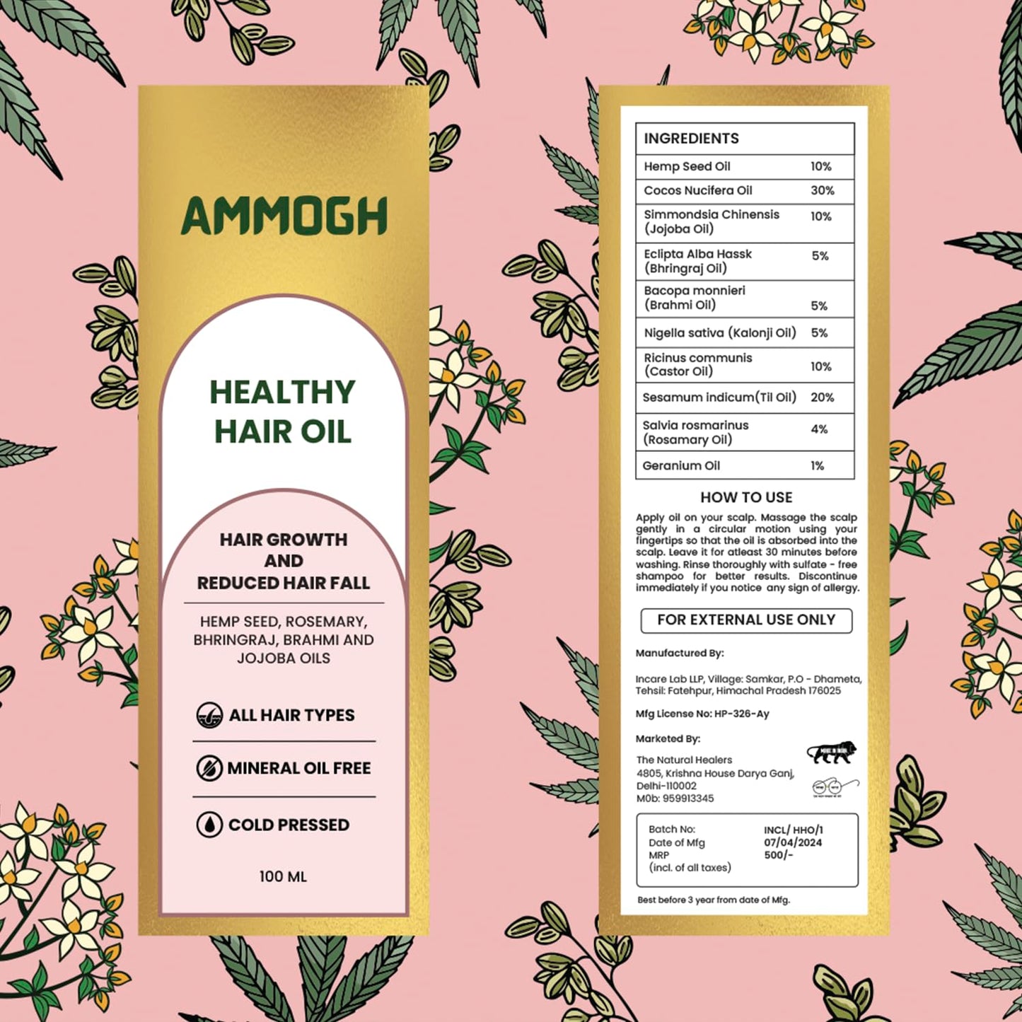Healthy Hair Oil Pack of 2