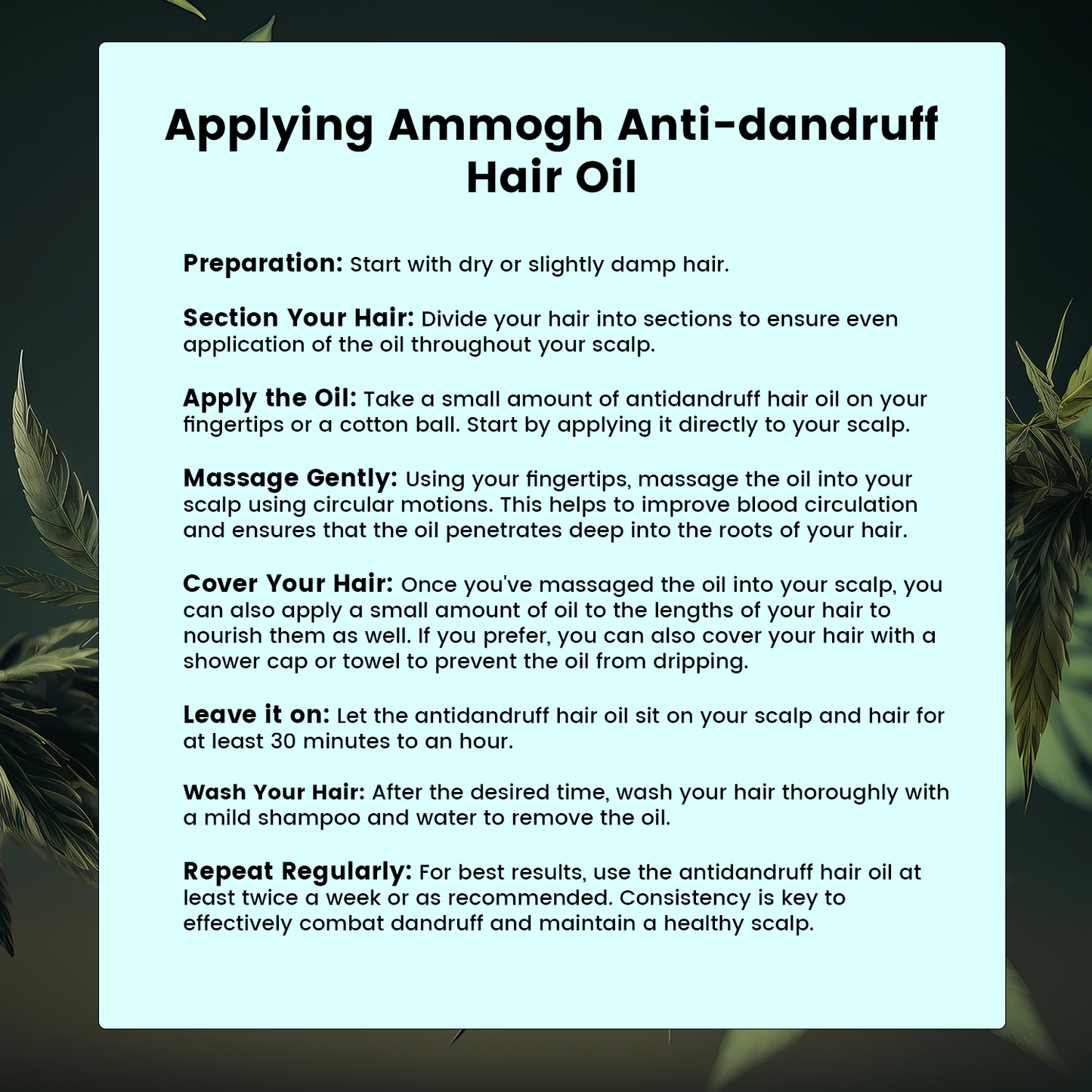 Anti Dandruff Oil