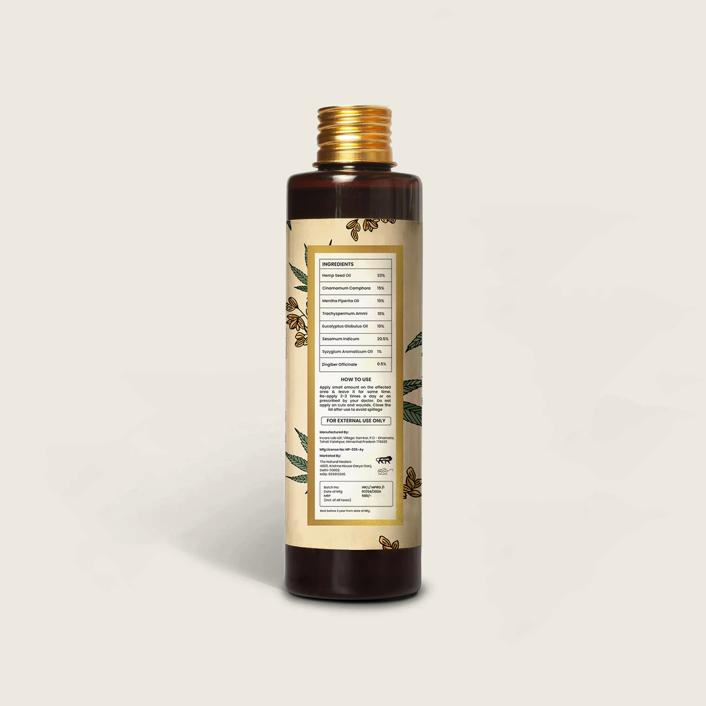 Muscle Pain Relief Oil